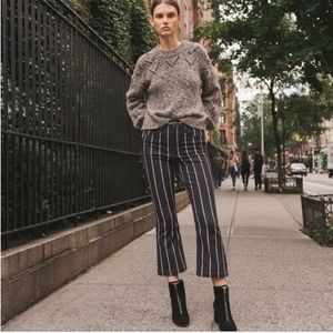 Madewell Cali Demi Boot Jeans in Elise Stripe